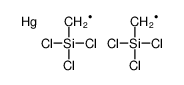 86808-03-9 structure, C2H4Cl6HgSi2