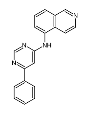 N-(6-phenylpyrimidin-4-yl)isoquinolin-5-amine 697740-55-9