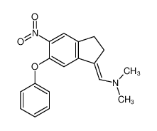 75360-70-2 N-(5-Nitro-6-phenoxy-1-indanylidenmethyl)-dimethylamine