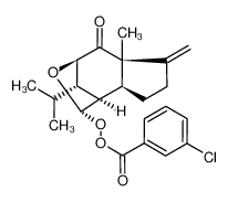 187986-28-3 (1S,2S,6R,8R,10R,11S)-10-(3-chloroperoxybenzoyl)-11-isopropyl-6-methyl-5-methylene-9-oxatricyclo[6.2.1.02,6]undecan-7-one