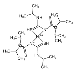 1309355-13-2 structure, C20H46N4NiO4P2S4