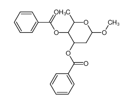 (3-benzoyloxy-6-methoxy-2-methyloxan-4-yl) benzoate