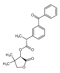 156994-73-9 (R)-4,4-dimethyl-2-oxotetrahydrofuran-3-yl (R)-2-(3-benzoylphenyl)propanoate