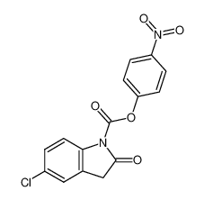 4-nitrophenyl (5-chloro-2,3-dihydro-2-oxo-1H-indole-1-carboxylate) 265994-69-2