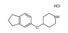 2,3-Dihydro-1H-inden-5-yl 4-piperidinyl ether hydrochloride