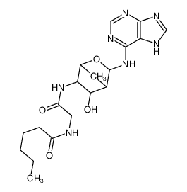 67642-38-0 N-[2-[[4,5-dihydroxy-2-methyl-6-(7H-purin-6-ylamino)oxan-3-yl]amino]-2-oxoethyl]hexanamide