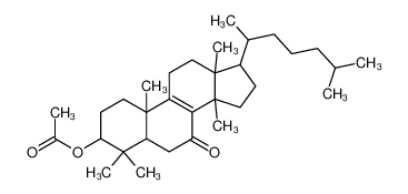 2115-48-2 [4,4,10,13,14-pentamethyl-17-(6-methylheptan-2-yl)-7-oxo-1,2,3,5,6,11,12,15,16,17-decahydrocyclopenta[a]phenanthren-3-yl] acetate