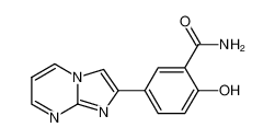 2-hydroxy-5-imidazo[1,2-a]pyrimidin-2-ylbenzamide 864685-39-2