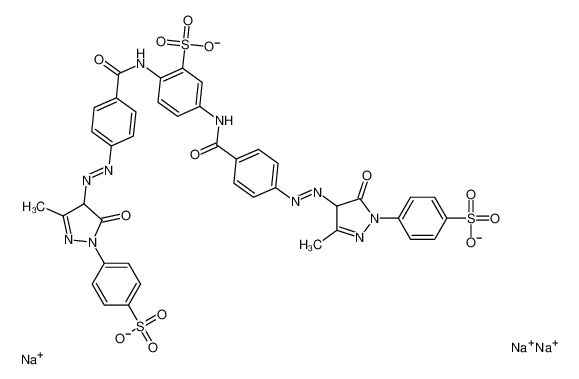 74398-68-8 structure, C40H29N10Na3O13S3