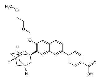 4-[7-(1-金刚烷基)-6-(2-甲氧基乙氧基甲氧基)萘-2-基]苯甲酸