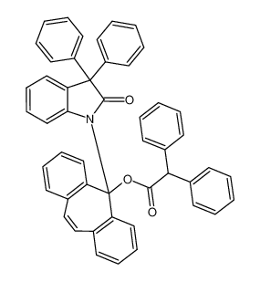 101023-29-4 5-(3,3-diphenyl-2,3-dihydro-2-oxoindol-1-yl)dibenzo[a,d]cyclohepten-1-yl diphenylethanoate