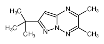 7-tert-butyl-2,3-dimethylpyrazolo[1,5-b][1,2,4]triazine 653586-56-2