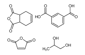 3a,4,7,7a-tetrahydro-2-benzofuran-1,3-dione,benzene-1,3-dicarboxylic acid,furan-2,5-dione,propane-1,2-diol 54626-77-6