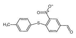 4-(4-methylphenyl)sulfanyl-3-nitrobenzaldehyde 270262-89-0