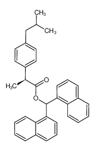 1224446-49-4 (S)-ibuprofen di(1-naphthyl)methyl ester