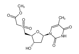 1446527-00-9 spectrum, 5′-deoxy-5′-S-[(methoxycarbonyl)methylsulfonyl]thymidine