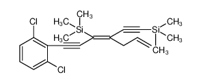 Benzene, 1,3-dichloro-2-[(3Z)-3-(trimethylsilyl)-4-[2-(trimethylsilyl)ethynyl]-3,6-heptadien-1-yn-1-yl]- 876564-86-2