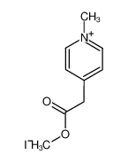 4-<(methoxycarbonyl)methyl>-1-methylpyridinium iodide