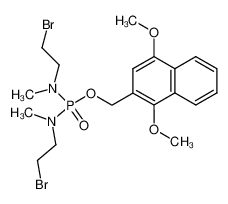 289896-55-5 2-(1,4-dimethoxynaphthyl)methyl bis[N-methyl-N-(2-bromoethyl)]phosphorodiamidate