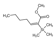 132539-41-4 methyl (E)-2-(trimethylsilyl)-2-heptenoate