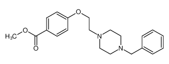 methyl 4-[2-(4-benzylpiperazin-1-yl)ethoxy]benzoate