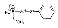 14243-43-7 structure, C12H22AuPS