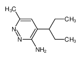 6-methyl-4-pentan-3-ylpyridazin-3-amine 910552-61-3