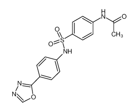 1071691-56-9 4-acetylamino-N-(4-[1,3,4]oxadiazol-2-yl-phenyl)-benzenesulfonamide