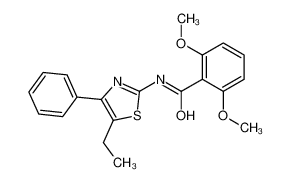 N-(5-Ethyl-4-phenyl-1,3-thiazol-2-yl)-2,6-dimethoxybenzamide