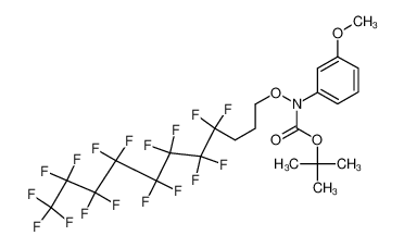 1239374-12-9 structure, C23H22F17NO4