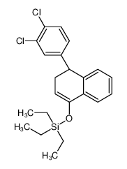 (4S)-(3',4'-Dichlorophenyl)-3,4-dihydro-1-O-triethylsilyl-1-naphthol 1217778-10-3