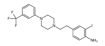 118249-07-3 structure, C19H21F3IN3