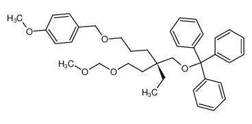 182282-09-3 spectrum, 1-((S)-4-Ethyl-6-methoxymethoxy-4-trityloxymethyl-hexyloxymethyl)-4-methoxy-benzene