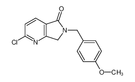 2-chloro-6-(4-methoxybenzyl)-6,7-dihydro-5H-pyrrolo[3,4-b]pyridin-5-one