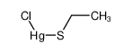 1785-43-9 structure, C2H5ClHgS