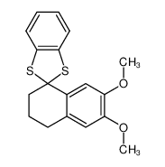 87543-00-8 spectrum, 1,1-(1,2-Benzenediyldithio)-6,7-dimethoxy-1,2,3,4-tetrahydronaphthalene