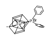 185223-97-6 structure, C22H10BrFeP