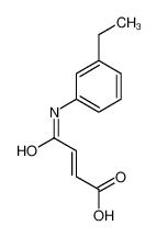 (2E)-4-[(3-Ethylphenyl)amino]-4-oxo-2-butenoic acid 544466-37-7