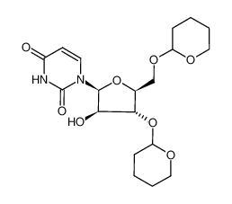 288325-69-9 1-((2S,3R,4R,5S)-3-hydroxy-4-((tetrahydro-2H-pyran-2-yl)oxy)-5-(((tetrahydro-2H-pyran-2-yl)oxy)methyl)tetrahydrofuran-2-yl)pyrimidine-2,4(1H,3H)-dione