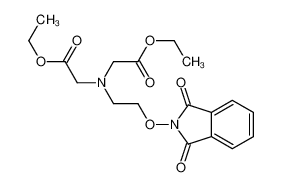 ethyl 2-[2-(1,3-dioxoisoindol-2-yl)oxyethyl-(2-ethoxy-2-oxoethyl)amino]acetate 156491-74-6