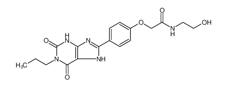 Acetamide, N-(2-hydroxyethyl)-2-[4-[2,3,6,9-tetrahydro-2,6-dioxo-1-(propyl-2,2,3,3,3-t5)-1H-purin-8-yl]phenoxy]- 917987-68-9