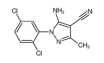 5-Amino-1-(2,5-dichlorophenyl)-3-methyl-1H-pyrazole-4-carbonitrile 76982-29-1