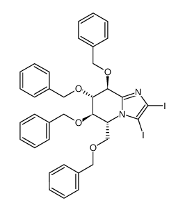 263719-95-5 (5R,6R,7S,8S)-6,7,8-tris(benzyloxy)-5-[(benzyloxy)methyl]-2,3-diiodo-5,6,7,8-tetrahydroimidazo[1,2-a]pyridine