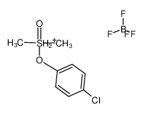 73040-88-7 structure, C8H10BClF4O2S+