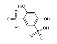 4-hydroxy-6-methylbenzene-1,3-disulfonic acid 15509-33-8