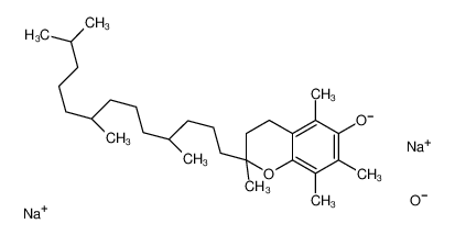 disodium,dihydrogen phosphate,(2R)-2,5,7,8-tetramethyl-2-[(4R,8R)-4,8,12-trimethyltridecyl]-3,4-dihydrochromen-6-olate 90940-45-7