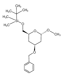 614752-28-2 (2S,4S,6S)-4-(benzyloxy)-2-[(tert-butyldimethylsiloxy)methyl]-6-methoxytetrahydro-2H-pyran