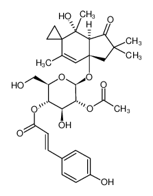 125761-28-6 structure, C32H40O11