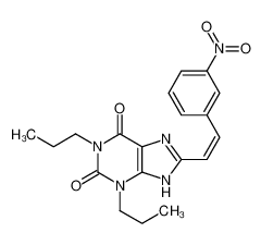 151539-32-1 8-[(E)-2-(3-nitrophenyl)ethenyl]-1,3-dipropyl-7H-purine-2,6-dione