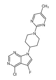 1236285-22-5 structure, C16H16ClFN6